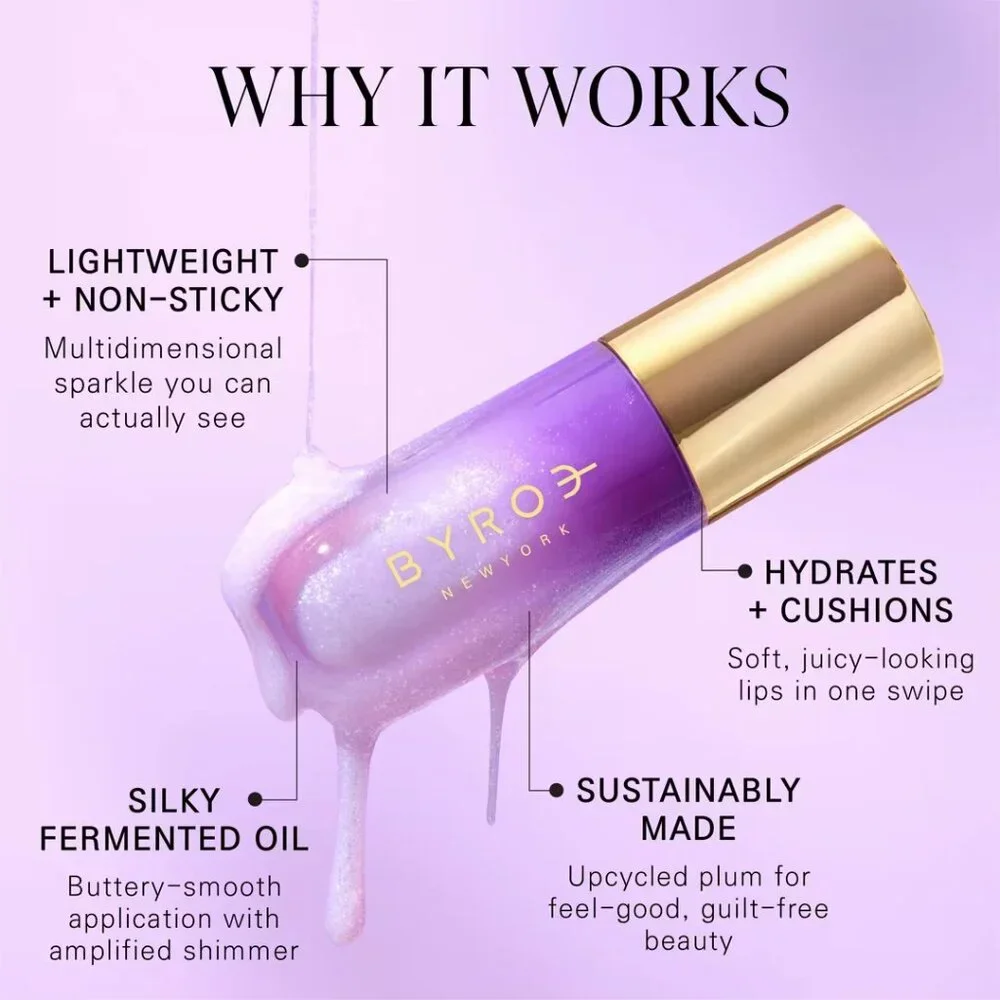 BYROE Sugar Plum Shimmer Lip Oil